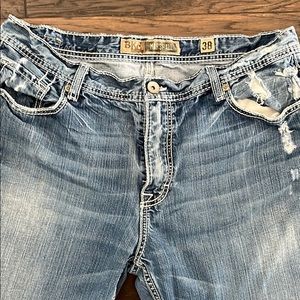 Men’s BKE Marshall Straight leg distressed jeans